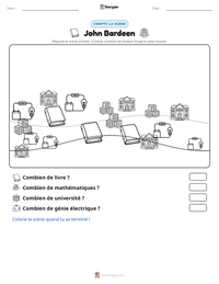 Aperçu de la feuille de travail imprimable John Bardeen