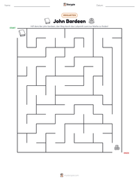 John Bardeen druckbare Arbeitsblatt Vorschau