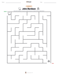 Anteprima della scheda stampabile di John Bardeen