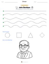 John Bardeen afdrukbare werkblad voorbeeld