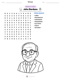 Anteprima della scheda stampabile di John Bardeen