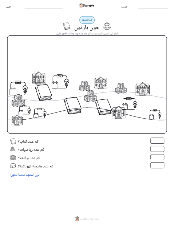 مشهد العد