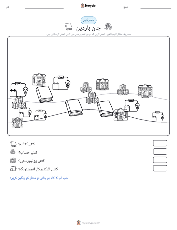 گنتی کا منظر