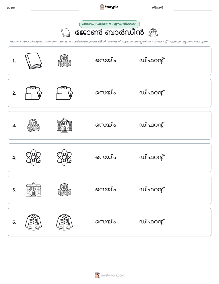 ഒന്നോ വ്യത്യാസമോ