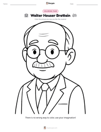 Walter Houser Brattain printable worksheet preview