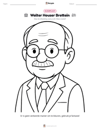 Walter Houser Brattain afdrukbare werkblad voorbeeld