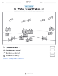 Aperçu de la feuille de travail imprimable Walter Houser Brattain