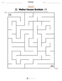 Walter Houser Brattain afdrukbare werkblad voorbeeld