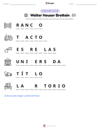 Vista previa de la hoja de trabajo imprimible de Walter Houser Brattain