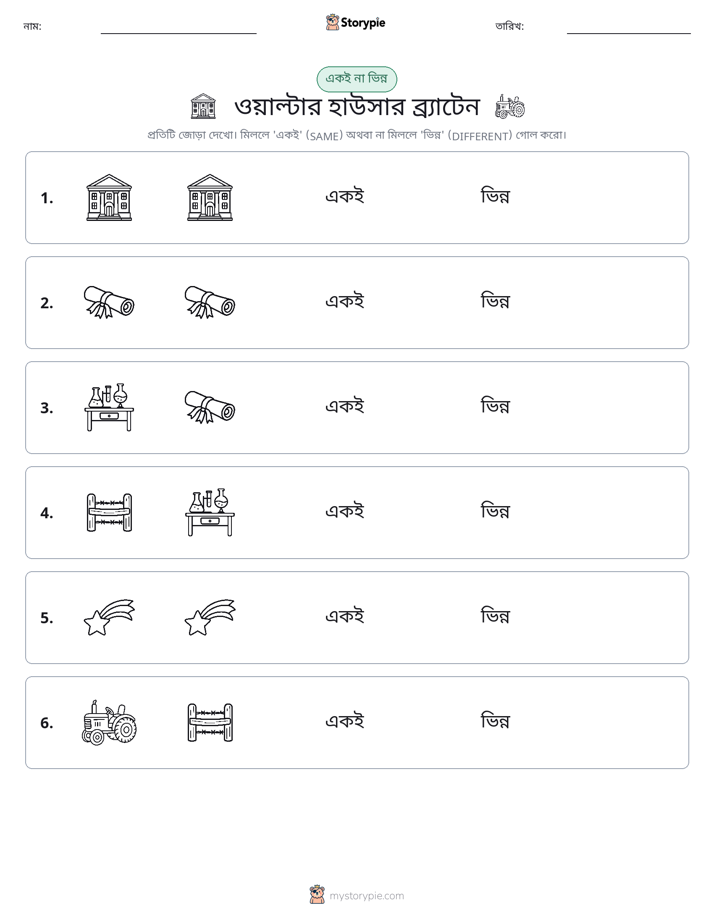 একই বা ভিন্ন