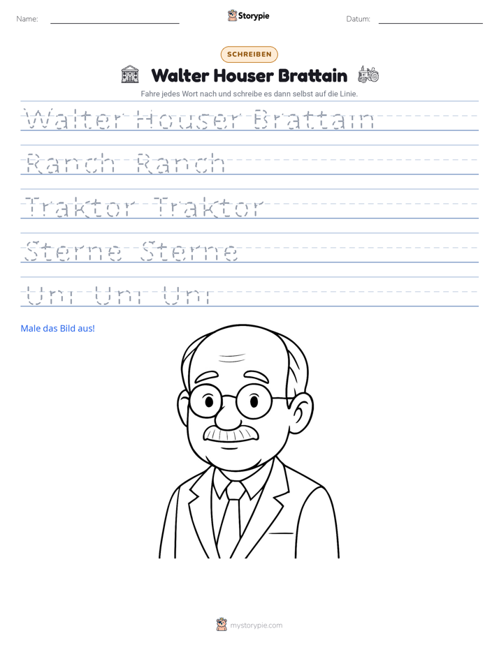 Schreibübung