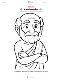 Anaximander druckbare Arbeitsblatt Vorschau
