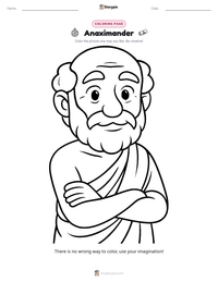 Anaximander printable worksheet preview