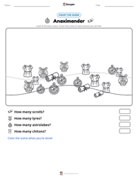Anaximander printable worksheet preview