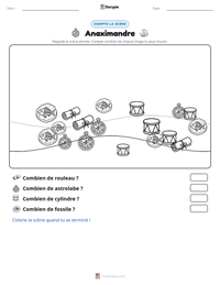 Aperçu de la feuille de travail imprimable Anaximandre