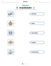 Anteprima della scheda stampabile di Anassimandro