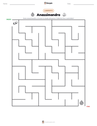 Anteprima della scheda stampabile di Anassimandro