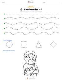 Anaximander printable worksheet preview