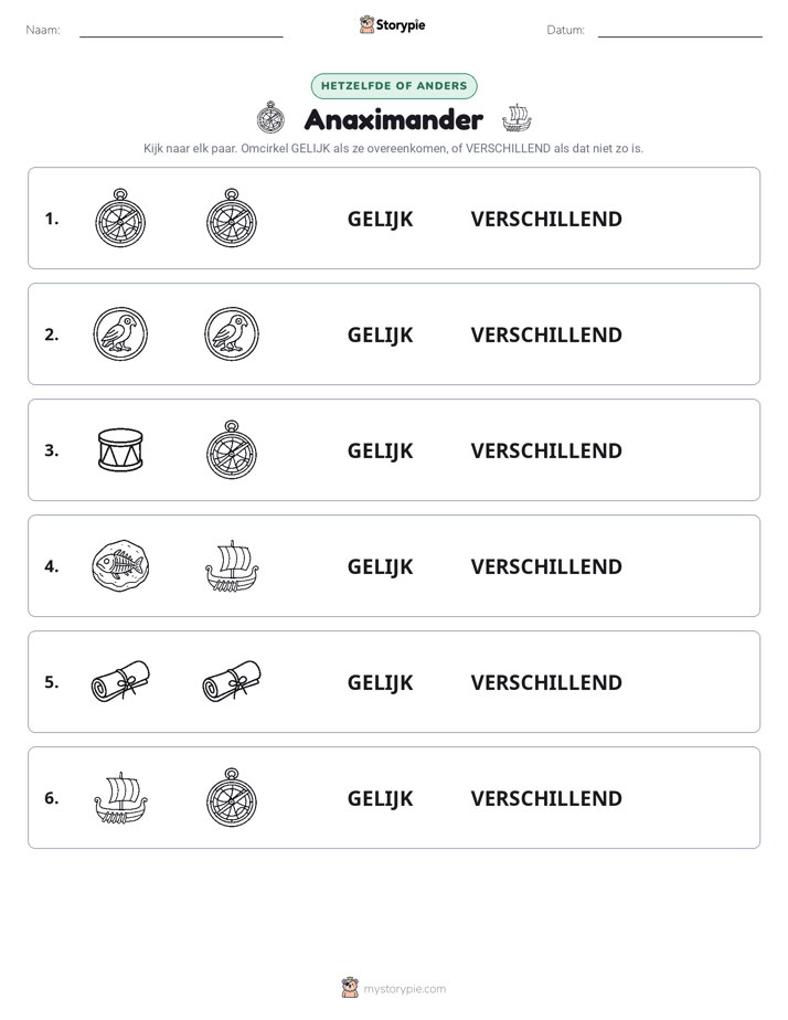 Zelfde of Verschillend