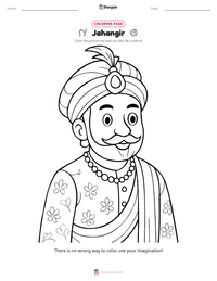 Jahangir printable worksheet preview