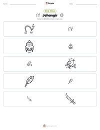 Jahangir printable worksheet preview