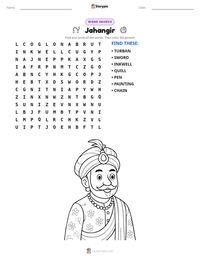 Jahangir printable worksheet preview