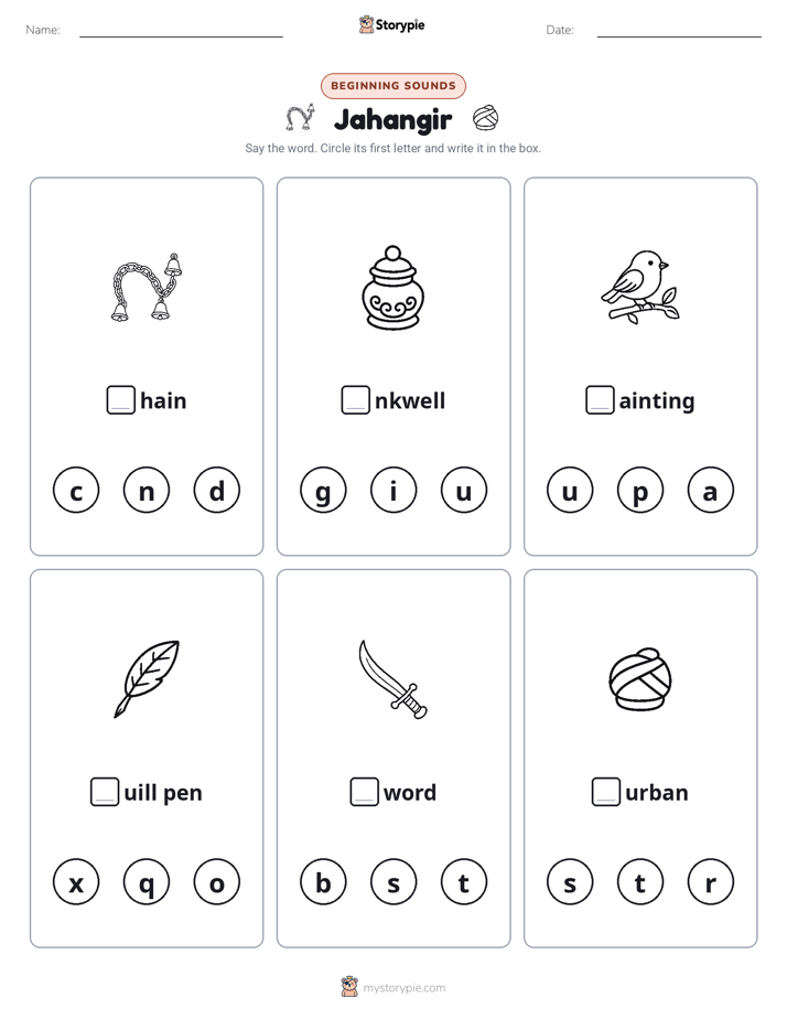 Beginning Sounds