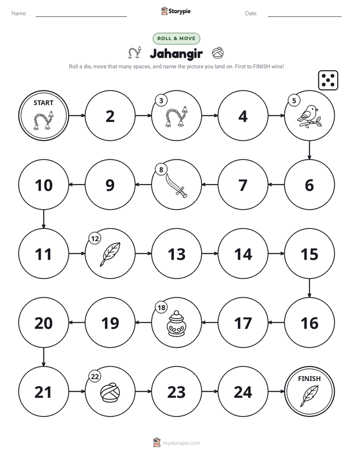 Roll & Move Game