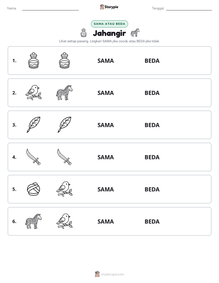 Sama atau Berbeda