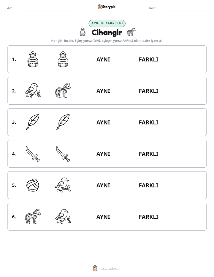 Aynı mı Farklı mı