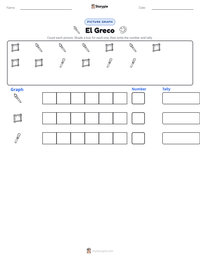 El Greco printable worksheet preview