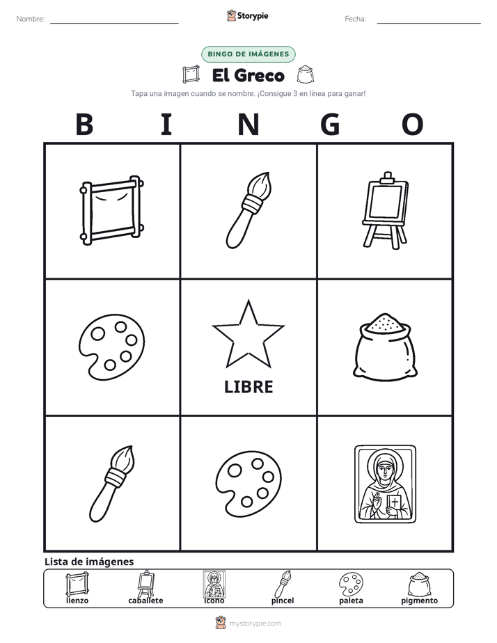 Bingo de Imágenes