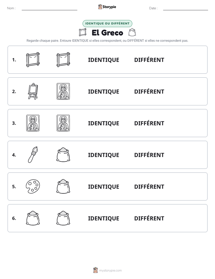 Identique ou Différent