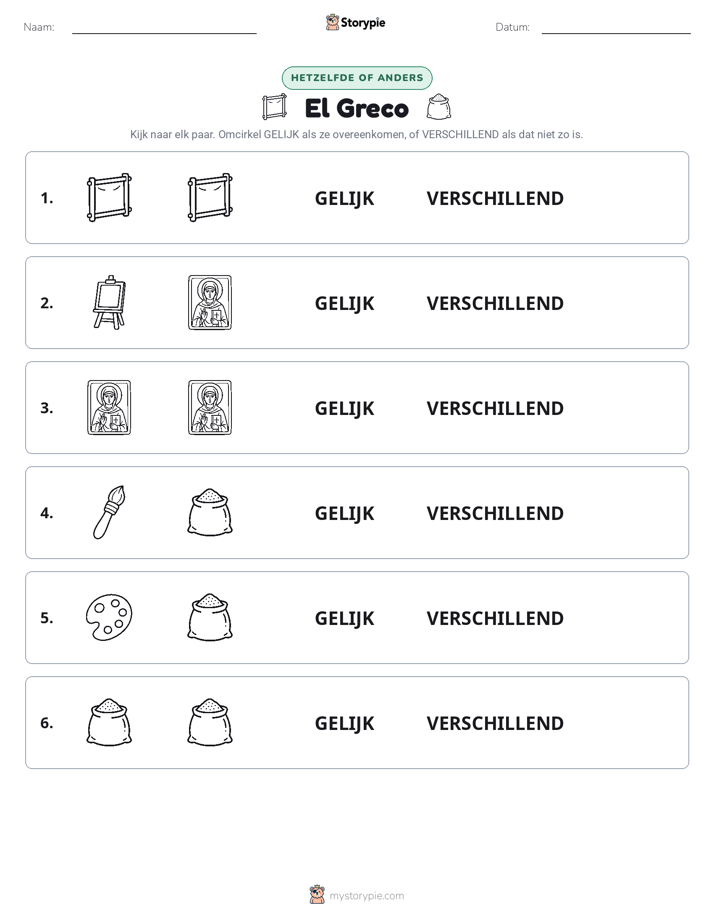 Zelfde of Verschillend
