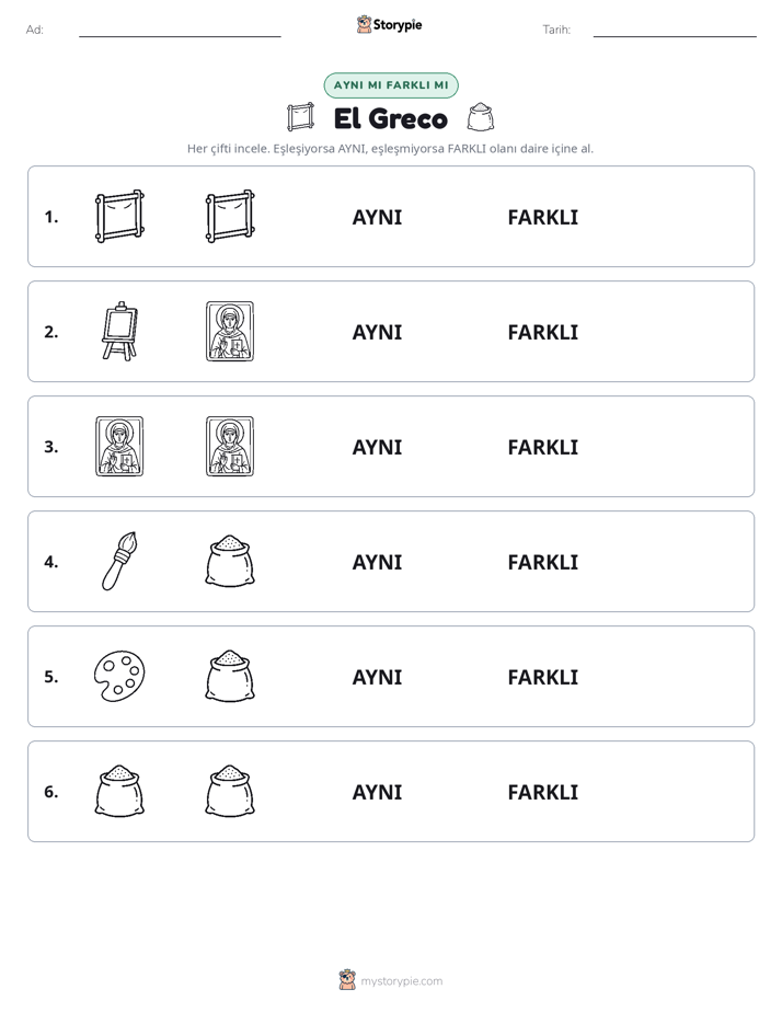 Aynı mı Farklı mı
