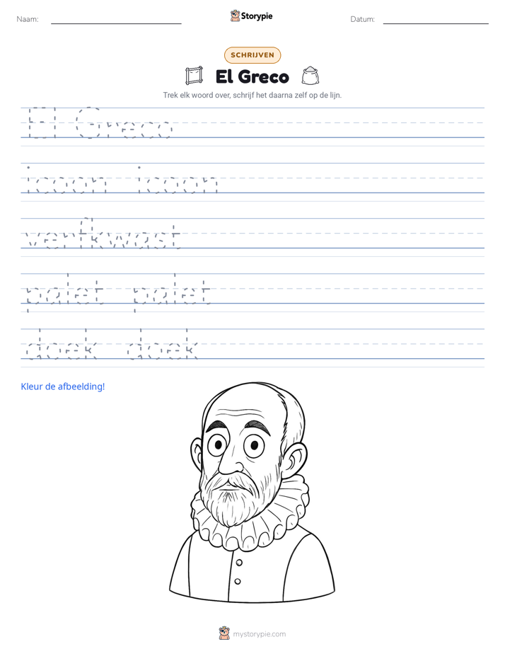 Schrijf Oefening