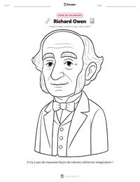 Aperçu de la feuille de travail imprimable Richard Owen