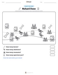 Richard Owen printable worksheet preview