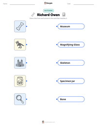Richard Owen printable worksheet preview