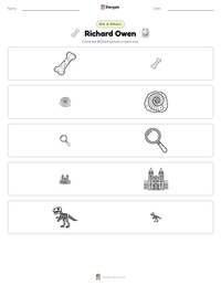 Richard Owen printable worksheet preview