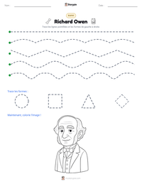 Aperçu de la feuille de travail imprimable Richard Owen