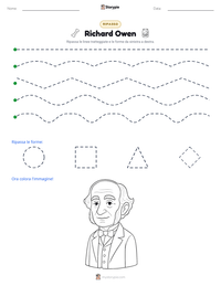 Anteprima della scheda stampabile di Richard Owen