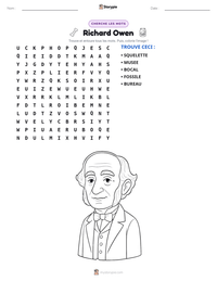 Aperçu de la feuille de travail imprimable Richard Owen