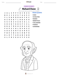 Anteprima della scheda stampabile di Richard Owen