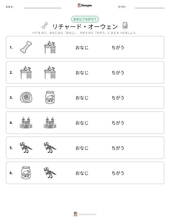同じか違うか