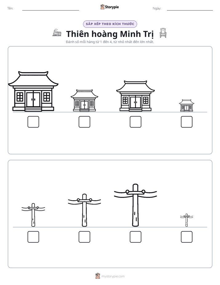Thứ Tự Kích Thước