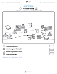 Hans Bethe printable worksheet preview