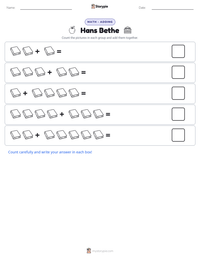 Hans Bethe printable worksheet preview