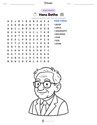 Hans Bethe printable worksheet preview
