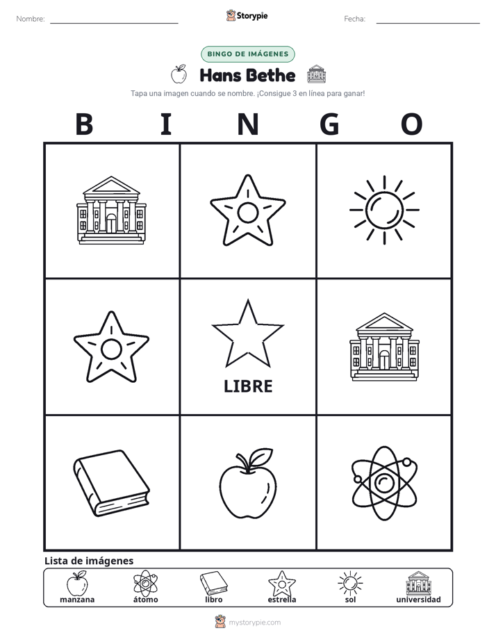Bingo de Imágenes